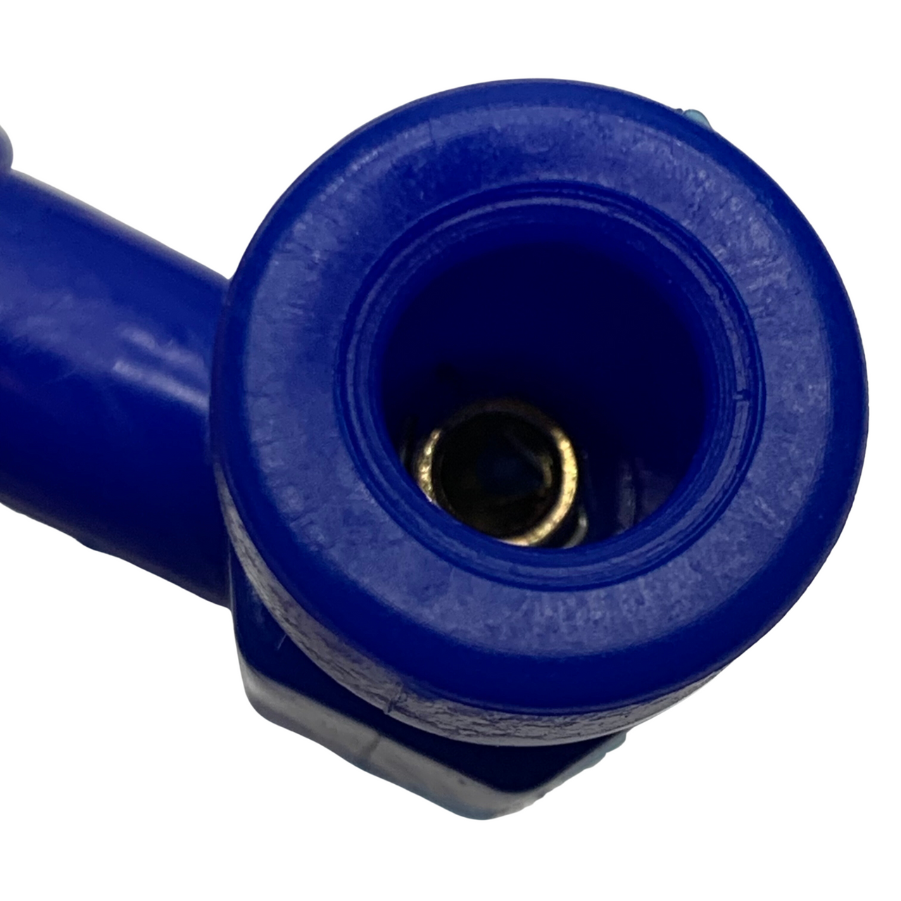 Universal Silicone 90 Degree Spark Plug Boot - Blue - DENNY CYCLES LLC
