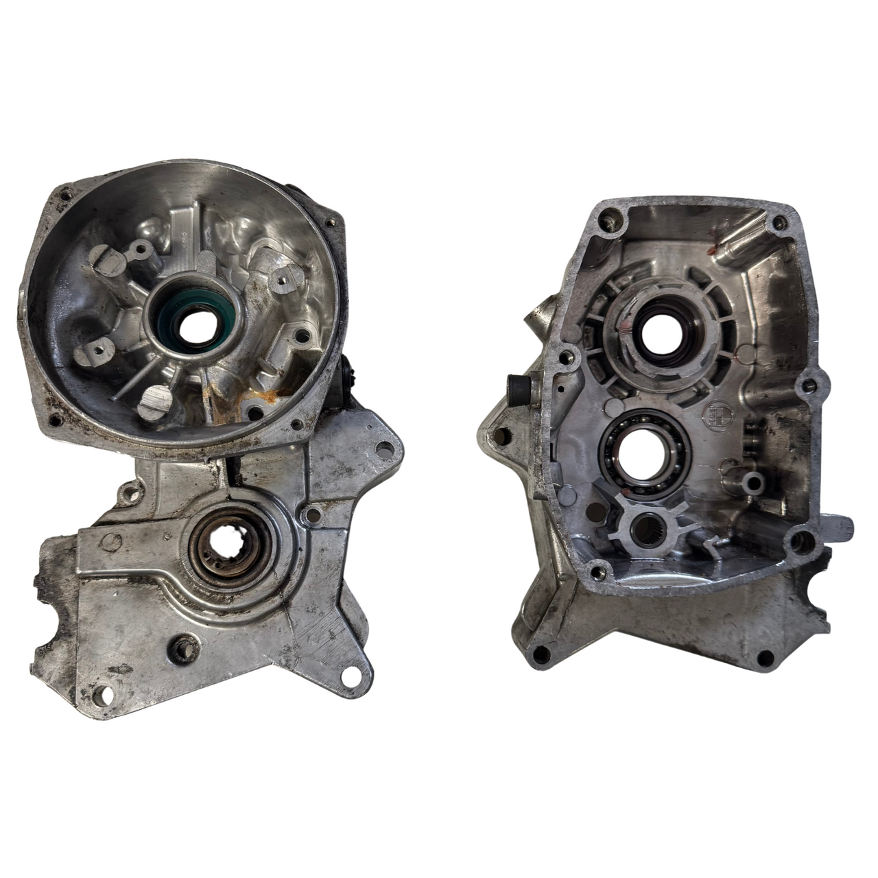 Used Puch ZA50 Engine Cases with Bolts (2A) - DENNY CYCLES LLC