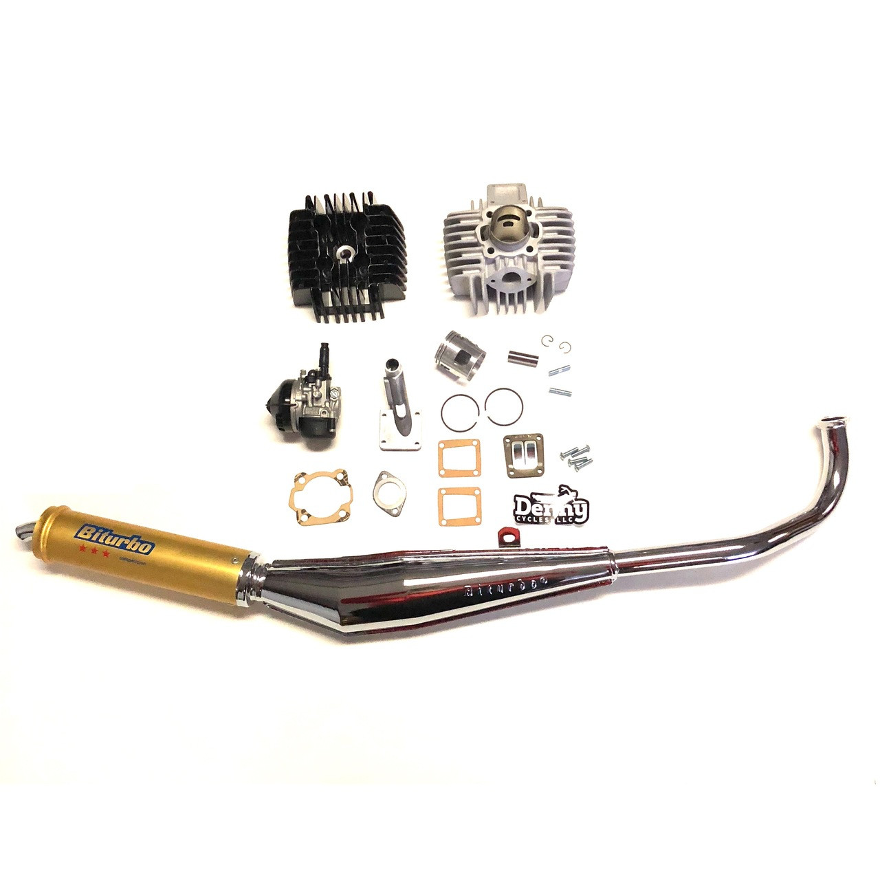 Tomos A35 44mm Speed Kit w/ Exhaust - DENNY CYCLES LLC
