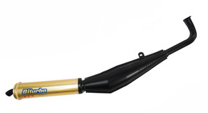 Tomos A35 / A3 Biturbo Exhaust - Black Tomos A35 / A3 Biturbo Exhaust - Black