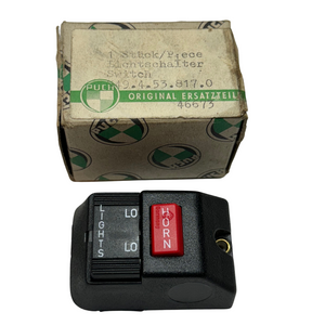 NOS Puch Merit Square Switch Lights / Horn w/ Box 349.4.53.817.0 NOS Puch Merit Square Switch Lights / Horn w/ Box 349.4.53.817.0