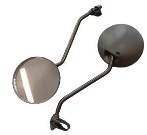 Set of 2 Universal 8mm Round Black Mirror for Mopeds 