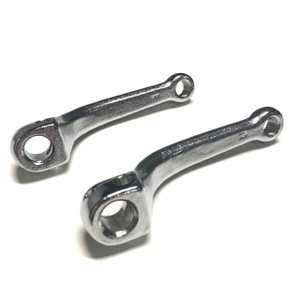 Vespa 125mm Chrome Pedal Crank Arm Set