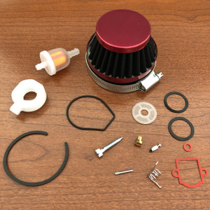 Dellorto SHA Rebuild Kit w/ Fuel & Air Filter