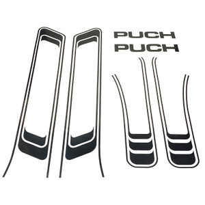 Black Frame Sticker Set for Puch Maxi Moped