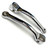Chrome Pedal Arm Set for Puch Maxi