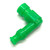 Universal Silicone 90 Degree Spark Plug Boot - Green
