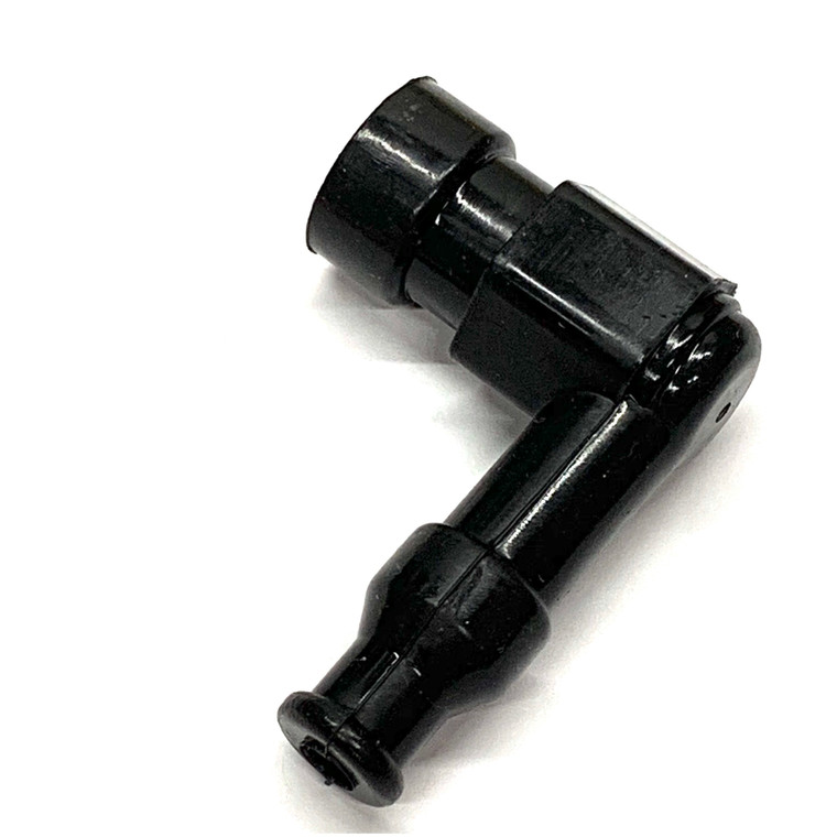 Universal Silicone 90 Degree Spark Plug Boot - Black