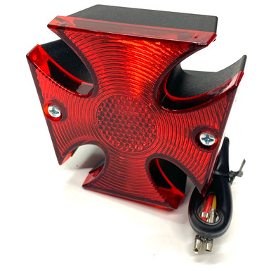 Universal Cross Chopper Style Tail Light - DENNY CYCLES LLC