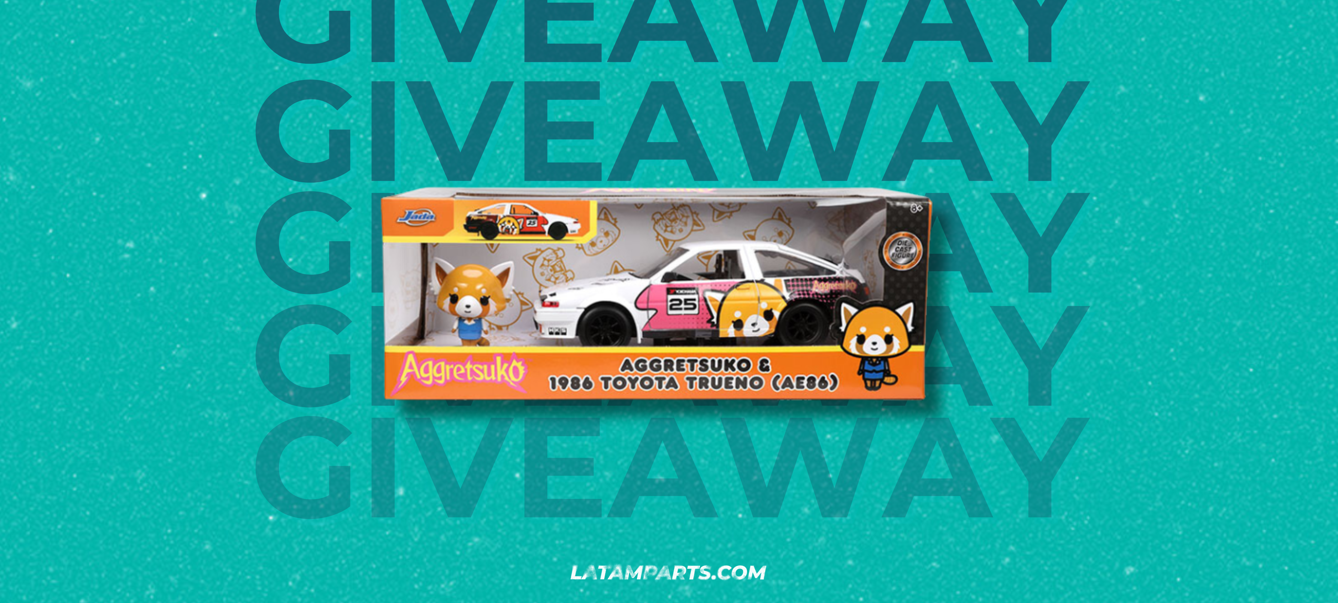 ¡GANA UN TOYOTA AE-86 CON LATAM PARTS!