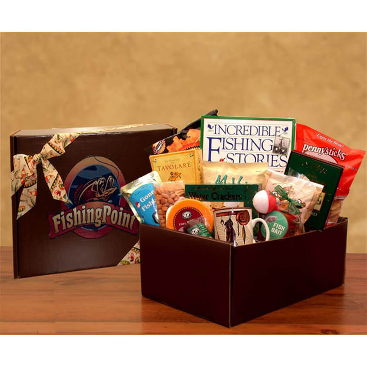 The Fishermans Fishing Creel Gift Basket by  – 1