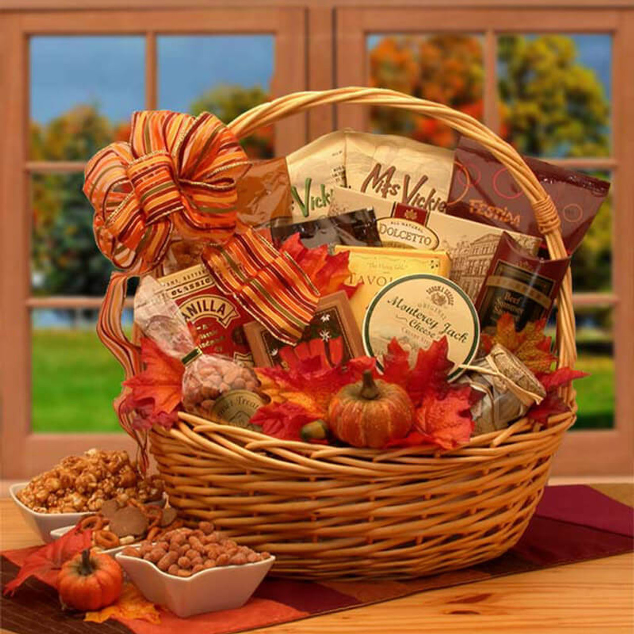 Pumpkin Treats: Halloween Gift Basket - Gift Baskets for Delivery