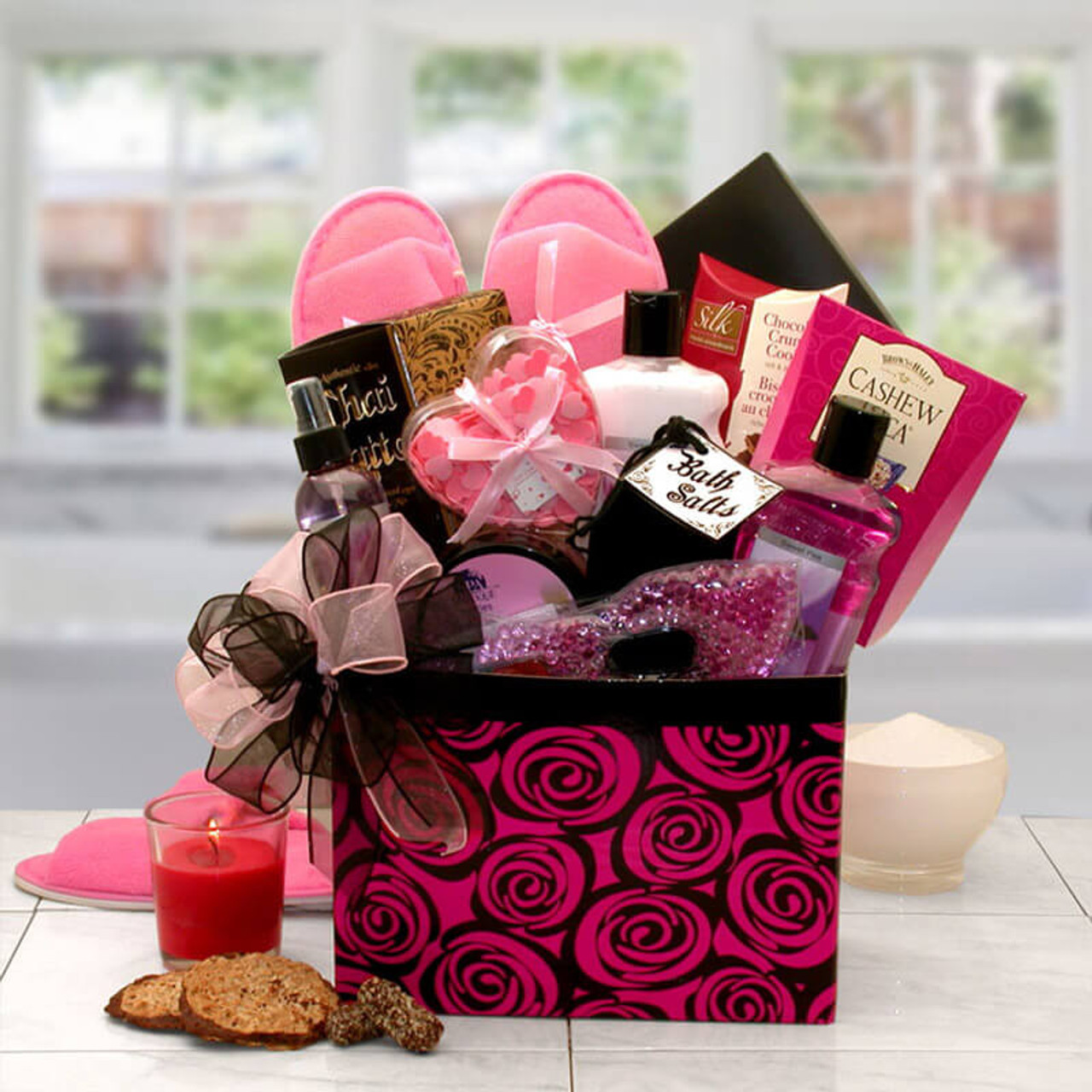 Valentines Day Spa Gift Box for Her, Valentines Day Care Package