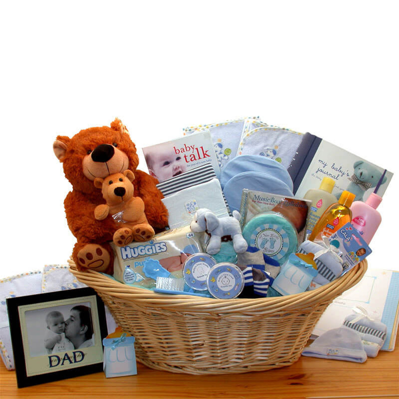 Baby boy sales welcome basket