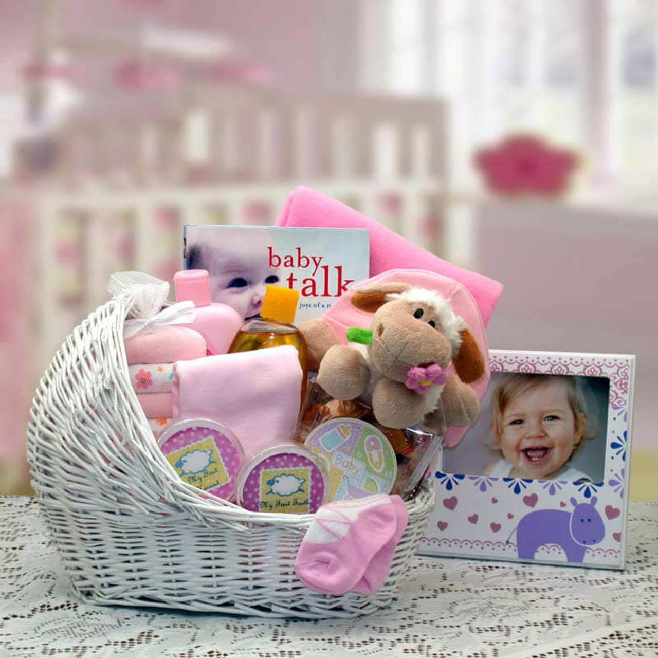 Baby New Baby Basket Pink Buy Now