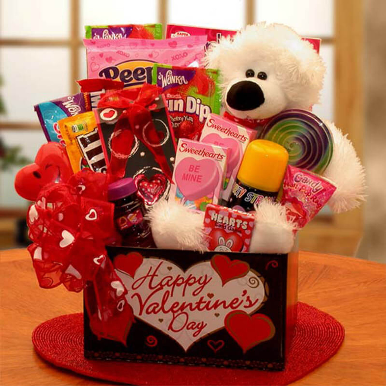 Hugs & Kisses Valentine's Day Spa Gifts & Chocolate