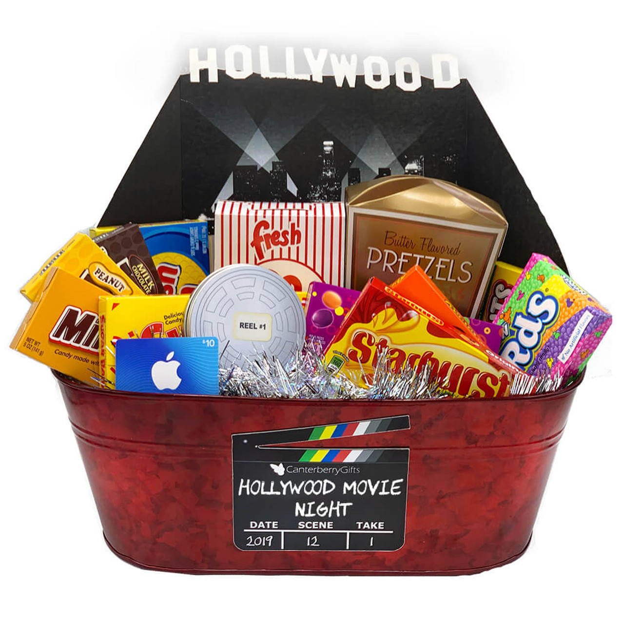 Movie Night In Popcorn Gift Box Deal - Wowcher