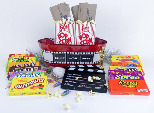 Family Movie Night Gift Basket Buy Now 59 95 Family Movie Night Gift Basket Buy Now 59 95