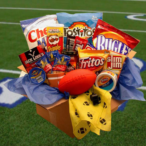 Touchdown Game Time Snacks Care Package | Football Gift Baskets