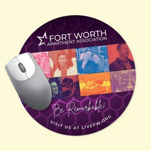 Barely There™ 8" Round x.02" Ultra-Thin Mouse Pad