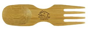 Mini Bamboo Fork And Spoon Combination