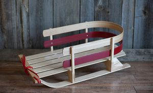 Wooden Baby Sled