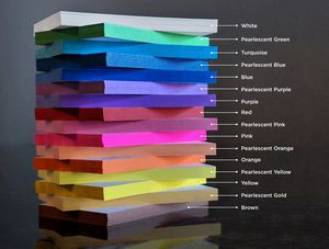2" X 3.5" 32PT Uncoated Painted EDGE Business Cards