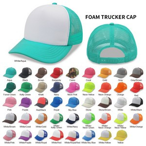 5 Panel Foam Mesh Back Trucker Cap