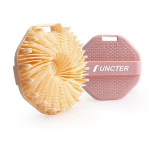 Silicone Body Scrubber Shower Brush Octagon Body Exfoliator Body Cleansing