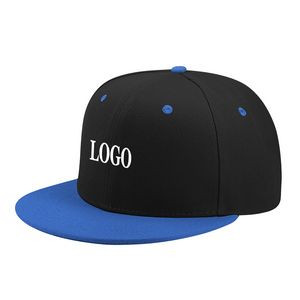 Dual Color Cap With Flat Visor