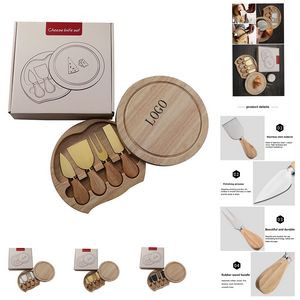 Round Cheese Board Set