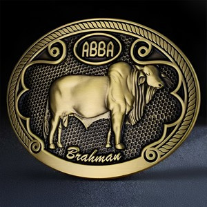 Belt Buckle, Pewter Finish Standard (2"x3" Oval)