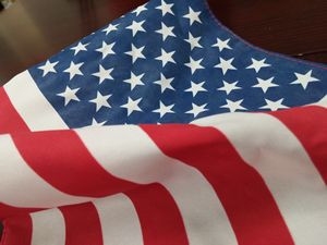 USA American 'Eco' Car Flag - Single Sided