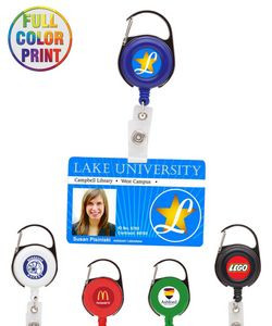 Carabiner Badge Holders-Full Color