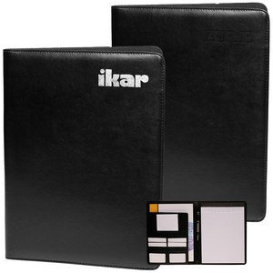 Smooth Surface Polyurethane Leather Portfolio with Pen Loop & File pocket