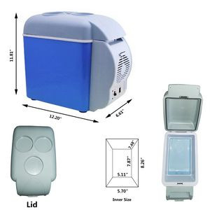 12V 7.5L Portable Mini Car Refrigerator Cooler And Warmer