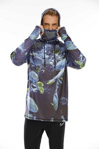 Sublimated Neck Gaiter Hoodie With UPF 50+