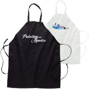 Large Print Wide Bib Butcher Apron USA Decorated (28" x 34")