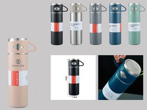 23 Oz/700ml Water Bottle Vacuum Insulated Stainless Steel Bottle Thermal Bottle With Own Cup