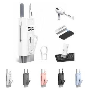 8in1 Multi Functional Electronic Phone Keyboard Cleaner Kit w/Spray & Microfiber Cloth