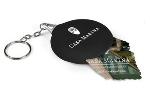Ultra Opper Fiber® Cloth w/Big Mouth™ Key Chain - Full Color - Rush Production