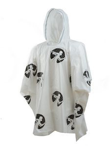 Rain Poncho Lightweight White