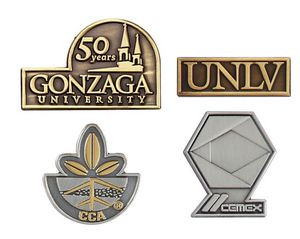 3/4" Die Struck Antique Lapel Pin