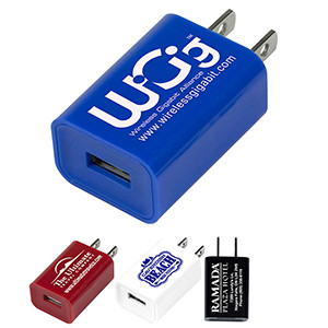 "Hamburg" UL® Listed USB Wall Charger & AC Adaptor (Full Color)