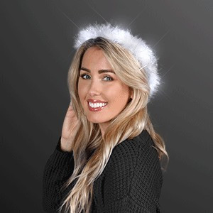 Light Up Angel Halo, LED Costume Headband - BLANK