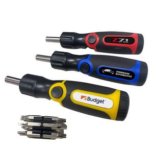 Bendable Screwdriver w/ 12 bits