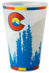 20 Oz. Frost-Flex™ Plastic Stadium Cup with our RealColor360 Imprint