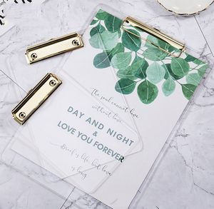 A6 Acrylic Clear Clip Boards