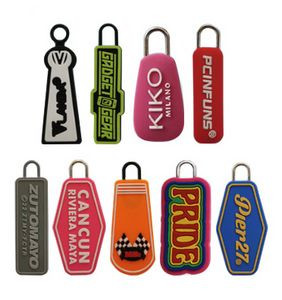 Custom Shaped Zipper Pull Tabs