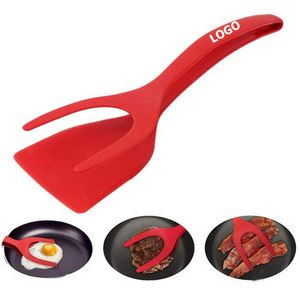 2-in-1 Non Stick Food Clip Tongs (MOQ50PCS)